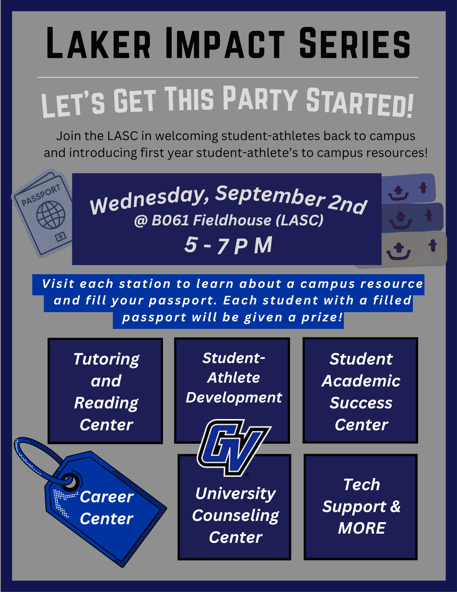 Let's Get This Party Started Event Poster